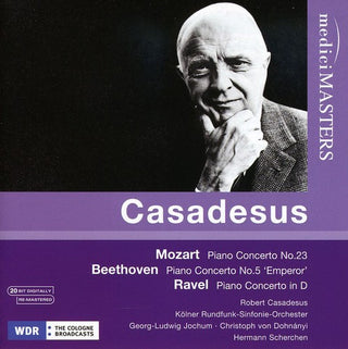 the album cover for Mozart/Beethoven/Ravel - Piano Cto No. 23 / Piano Cto No. 5 / Piano Cto In