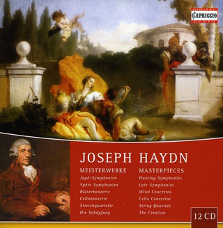 the album cover for Haydn - Masterpieces