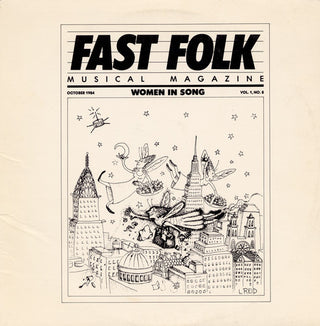 the album cover for Fast Folk Musical Magazine - Fast Folk Musical Magazine (8) Women in 1 / Various