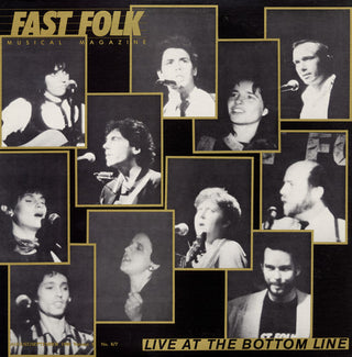 the album cover for Various Artists - Fast Folk Musical Magazine (7) Live at 3 / Various