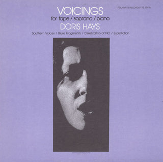 the album cover for Sorrel Hays - Voicings for Tape/Soprano/Piano