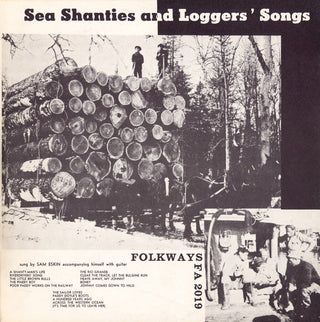 the album cover for Sam Eskin - Sea Shanties and Loggers' Songs