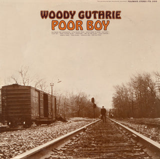 the album cover for Woody Guthrie - Poor Boy