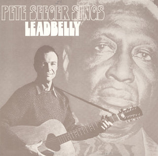 the album cover for Pete Seeger - Pete Seeger Sings Lead Belly