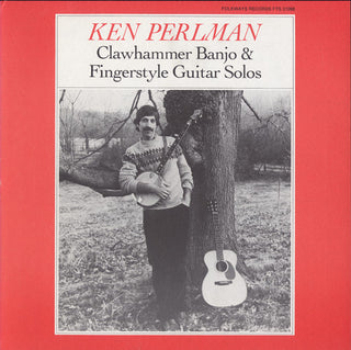 the album cover for Ken Perlman - Clawhammer Banjo and Fingerstyle Guitar Solos