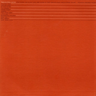 the album cover for Fred Gerlach - Twelve-String Guitar: Folk Songs and Blues