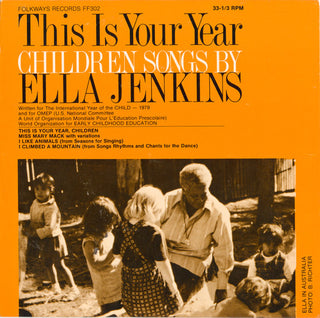 the album cover for This Is Your Year Children Songs By Ella Jenkins - This Is Your Year / Various