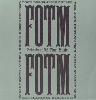 the album cover for Friends Of Old Time Music - Friends Old Time Music / Various