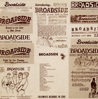 the album cover for Broadside Ballads - Broadside Ballads 1 / Various