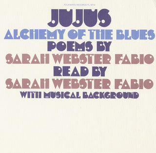 the album cover for Sarah Fabio Webster - Jujus Alchemy of the Blues
