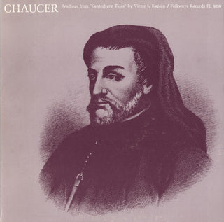 the album cover for Victor Kaplan L - Chaucer: Readings from Canterbury Tales