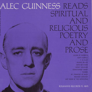the album cover for Alec Guinness - Christian Poetry and Prose: Selected