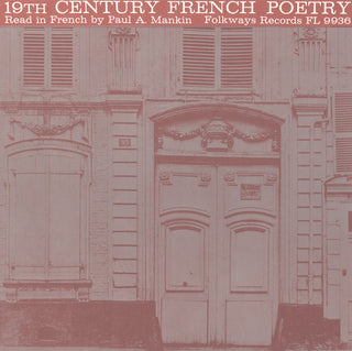 the album cover for Paul Mankin A - 19th Century French Poetry