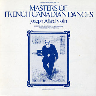 the album cover for Joseph Allard - Masters of French Canadian Dances