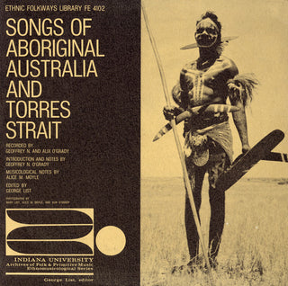 the album cover for Songs Of Aboriginal Australia & Torres Strait - Aboriginal Australia / Various