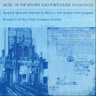 the album cover for Music Of The Spanish & Portuguese Synagogue - Spanish Portuguese Synagogue / Various