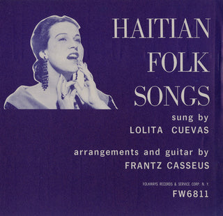 the album cover for Frantz CassÃ©us - Haitian Folk Songs