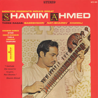 the album cover for Shamim Ahmed - India's Great Shamim Ahmed: Three Ragas