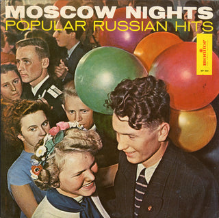 the album cover for Moscow Nights Popular Russian Hits Lp Edition - Moscow Nights: Russian / Various