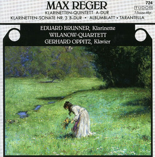 the album cover for M. REGER - Clarinet Quintet A-Dur / Clarinet Sonata N 3 B-Dur