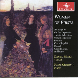the album cover for Naomi Oliphant - Women of Firsts: Art Songs By the First Important