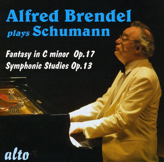 the album cover for Alfred Brendel - Fantasy in C minor / Symphonic Studies