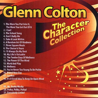 the album cover for Glenn Colton - Character Collection