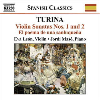 the album cover for Eva Leon - Violin Sonatas Nos 1 & 2