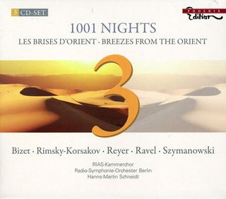 the album cover for Reyer/Szymanowski/Ravel/Bizet - 1001 Nights: Breezes from the Orient