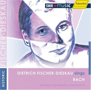 the album cover for DIETRICH FISCHER-DIESKAU - Sings Bach