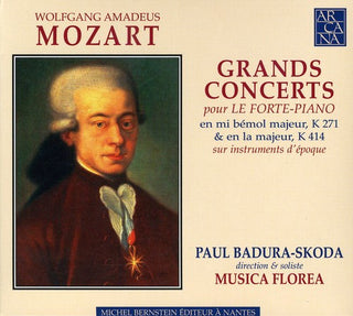 the album cover for W.A. Mozart - Great Piano Concertos