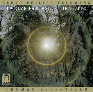 the album cover for Thomas Robertello - Twelve Fantasie for Flute