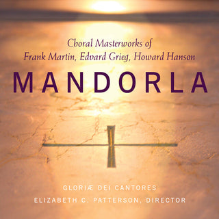 the album cover for Gloriae Dei Cantores - Mandorla: Mass for Double Choir / Fire Salmer