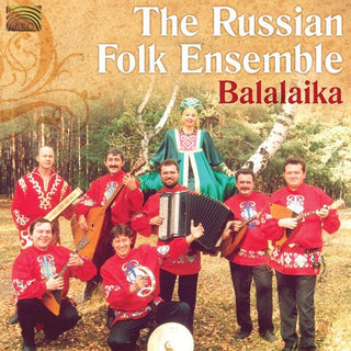 the album cover for Russian Folk Ensemble - The Balalaika