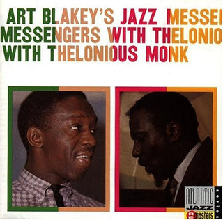 the album cover for Art Blakey - With Thelonious Monk