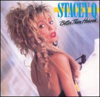 the album cover for Stacey Q - Better Than Heaven