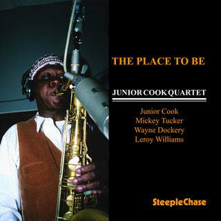 the album cover for Junior Cook - Place To Be