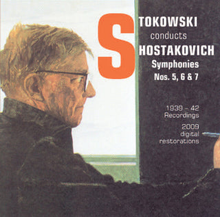the album cover for Leopold Stokowski - Stokowski Conducts Shostakovich