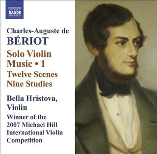 the album cover for Bella Hristova - Solo Violin Music: Twelve Scenes / Nine Studies