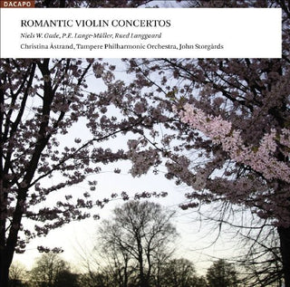 the album cover for Ligeti/Norgard - Romantic Violin Concertos