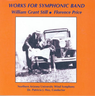 the album cover for Northern Arizona University Wind Symphony - Works For Band By William Grant