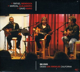 the album cover for Mendoza/Haro/Alejandro/Canchol - Live in Los Angeles California
