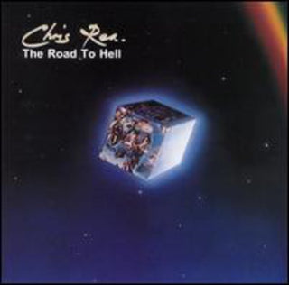 the album cover for Chris Rea - Road to Hell