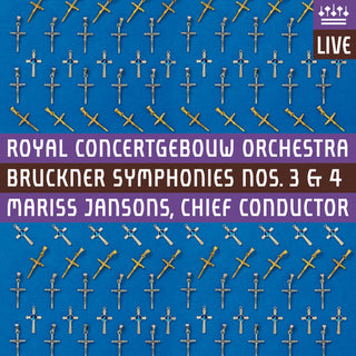 the album cover for Royal Concertgebouw Orchestra - Symphonies Nos. 3 & 4