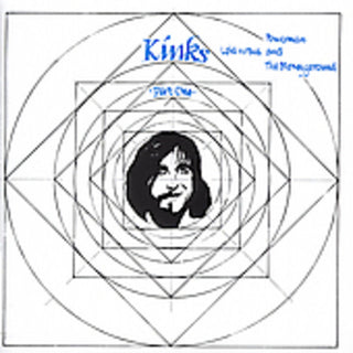 the album cover for The Kinks - Lola Vs Powerman & Money-Go-Round