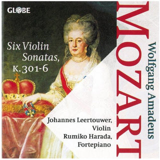 the album cover for Johannes Leertouwer - Six Violin Sonatas K 301-6