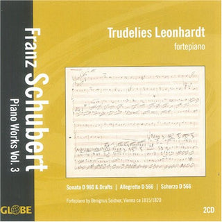 the album cover for F. SCHUBERT - Piano Works 3