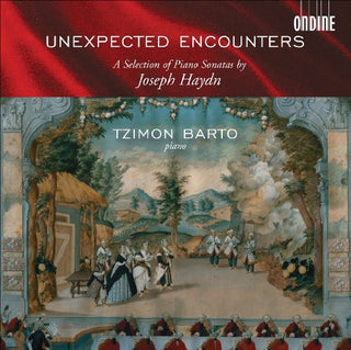 the album cover for Tzimon Barto - Unexpected Encounters: Selection of Piano Sonatas