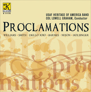 the album cover for Lowell Graham - Proclamations