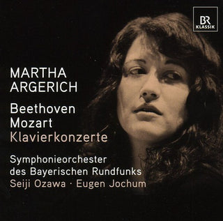 the album cover for BEETHOVEN/MOZART - Beethoven/Mozart : Martha Argerich: Piano Concert